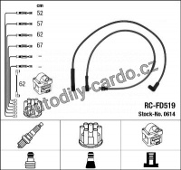 Sada kabelů pro zapalování NGK RC-FD519 - FORD