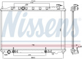 Chladič motoru NISSENS 68808