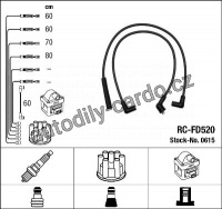 Sada kabelů pro zapalování NGK RC-FD520 - FORD
