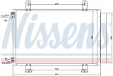 Chladič klimatizace NISSENS 940079