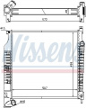Chladič motoru NISSENS 61021A