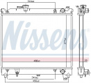 Chladič motoru NISSENS 64079