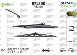 Sada stěračů VALEO Silencio (VA 574290) - 525mm + 475mm
