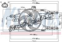 Ventilátor chladiče NISSENS 85142