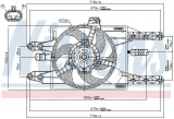 Ventilátor chladiče NISSENS 85142