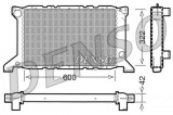 Chladič motoru DENSO (DE DRM10098)