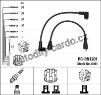 Sada kabelů pro zapalování NGK RC-RN1201 - TRIUMPH