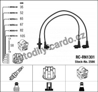 Sada kabelů pro zapalování NGK RC-RN1301 - RENAULT