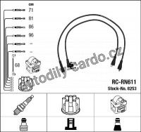Sada kabelů pro zapalování NGK RC-RN611 - RENAULT
