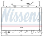 Chladič motoru NISSENS 67509