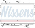 Chladič motoru NISSENS 66603