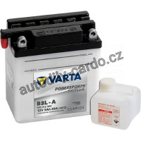 Moto baterie VARTA VT 503012003 3Ah 30A 12V P+ Y6 FUNSTART FRESHPACK /100x58x112/ YB3L-A