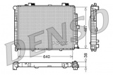 Chladič motoru DENSO (DE DRM17086)