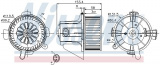 Vnitřní ventilátor NISSENS 87090