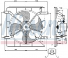 Ventilátor chladiče NISSENS 85046