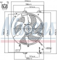 Ventilátor chladiče NISSENS 85444