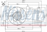 Ventilátor chladiče NISSENS 85052