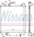 Chladič motoru NISSENS 64173A