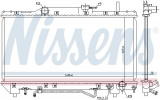 Chladič motoru NISSENS 64802A