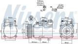 Kompresor klimatizace NISSENS 890018
