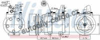 Kompresor klimatizace NISSENS 890059