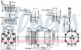 Kompresor klimatizace NISSENS 890311