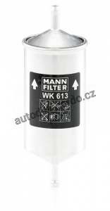 Palivový filtr MANN WK613 (MF WK613) - ALFA ROMEO, CITROËN, OPEL, PEUGEOT, VW