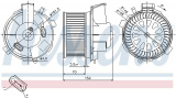 Vnitřní ventilátor NISSENS 87021