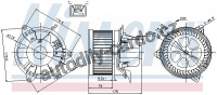 Vnitřní ventilátor NISSENS 87027