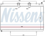 Chladič motoru NISSENS 636003
