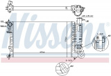Chladič motoru NISSENS 61380A