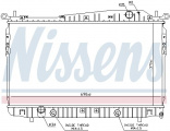 Chladič motoru NISSENS 61629