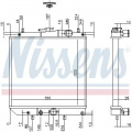 Chladič motoru NISSENS 61748