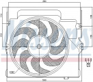Ventilátor chladiče klimatizace NISSENS 85645