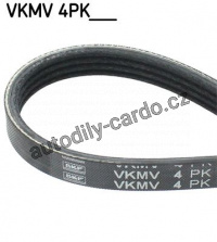 Ozubený klínový řemen SKF  VKMV4PK850