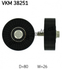 Vratna/vodici kladka, klinovy zebrovy remen SKF VKM38251
