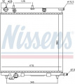 Chladič motoru NISSENS 61284