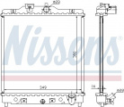 Chladič motoru NISSENS 63309A