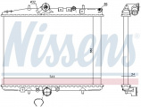 Chladič motoru NISSENS 61294A