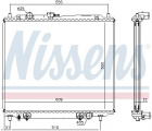 Chladič motoru NISSENS 62802