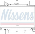 Chladič motoru NISSENS 62809