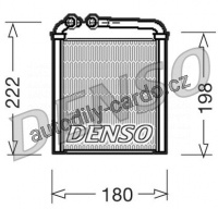 Výměník tepla, vnitřní vytápění DENSO DRR32005