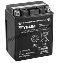 Motobaterie YUASA YTX14AHL-BS 12Ah 210A 12V P+ /134x89x166/