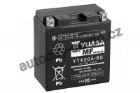 Motobaterie YUASA YTX20A-BS 17Ah 270A 12V L+ /150x87x161/