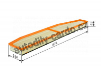 Vzduchový filtr BOSCH F026400147
