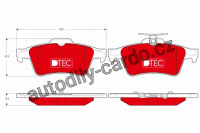 Sada brzdových destiček TRW GDB1621DTE - RENAULT LAGUNA