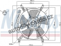 Ventilátor chladiče NISSENS 85238