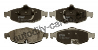 Sada brzdových destiček TRW GDB4125 - CHRYSLER SEBRING 01-