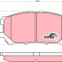 Sada brzdových destiček TRW GDB3338 - LEXUS RX300 03- , RX 05/03-