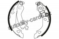 Sada brzdových čelistí TRW GS8570 - FIAT PUNTO